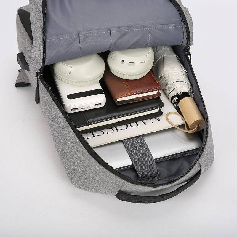 Новый унисекс однотонный водонепроницаемый и дышащий деловой модный повседневный универсальный рюкзак для повседневного использования