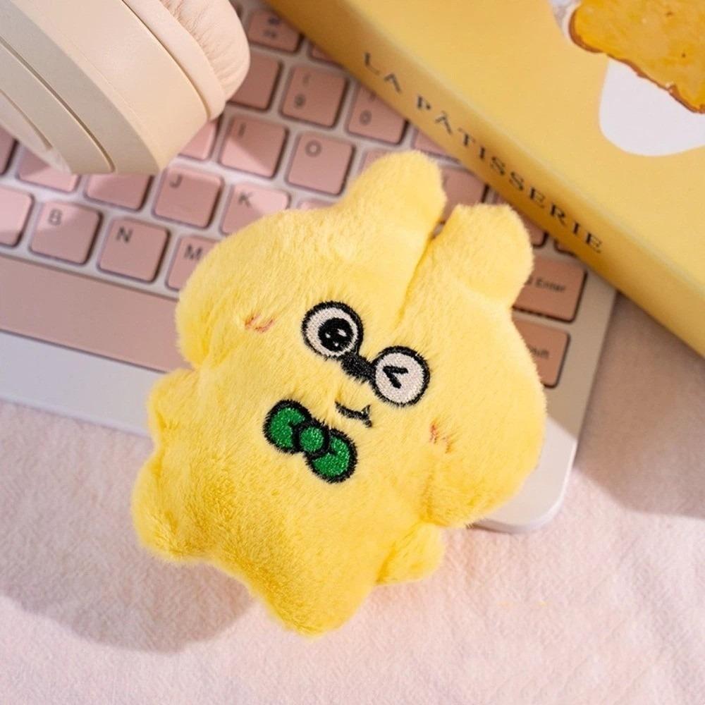 Cartoon Squeezing Keychain Friendship Rabbit Pendant Cute Plush Rabbit Keychain  Key Decor