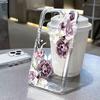 Мягкий чехол для телефона с цветком пиона для Samsung Galaxy S26 S23 S24 S25 Ultra S22 S21 S20 Plus FE A50 5G Прозрачный силиконовый чехол из ТПУ