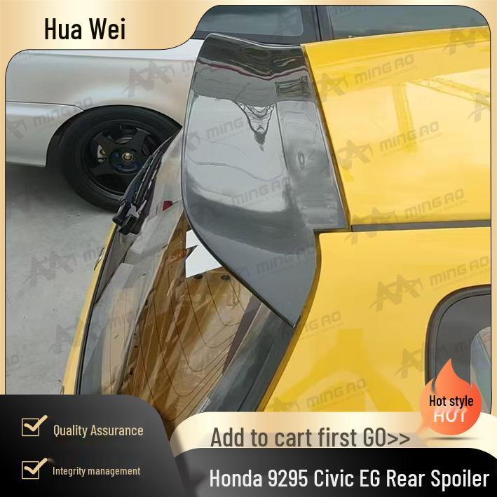 Задний спойлер для Honda Civic EG 92-95 - Простая установка, без повреждений и сверления