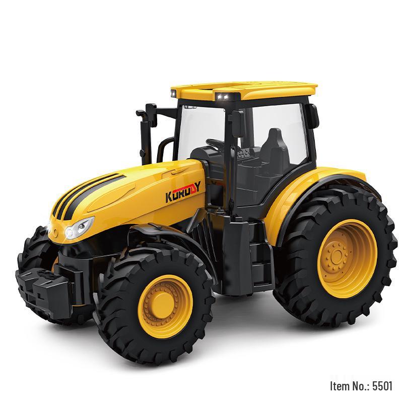 Детская игрушка-трактор-комбайн с дистанционным управлением - Развивающая инерционная модель для детей 3+