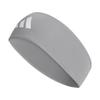 Adidas Alphaskin Wide Fit Sports One Size Headband, Gray/White,