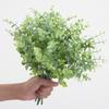 Пластиковая ветка эвкалипта шаровидного для декора фона стены и композиций для особых случаев