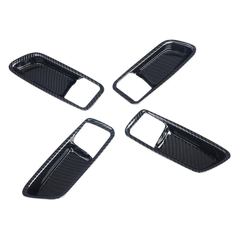 For Toyota Corolla E210 2019 2020 2021 2022 2023 2024 Hybrid ABS Carbon Car Inner Door Handle Bowl Cover Case Trims Stickers