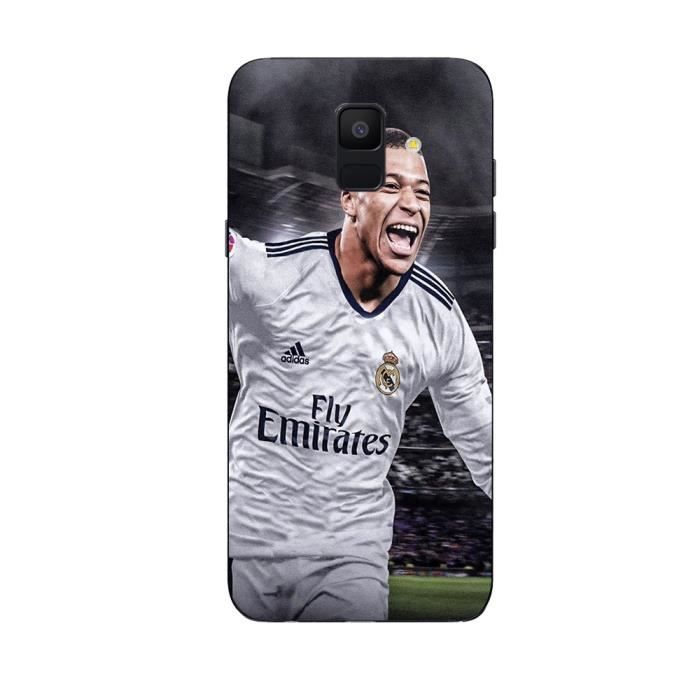 Coque Maniacase pour Samsung Galaxy A8 2018 Kylian Mbappe Real Madrid Goal