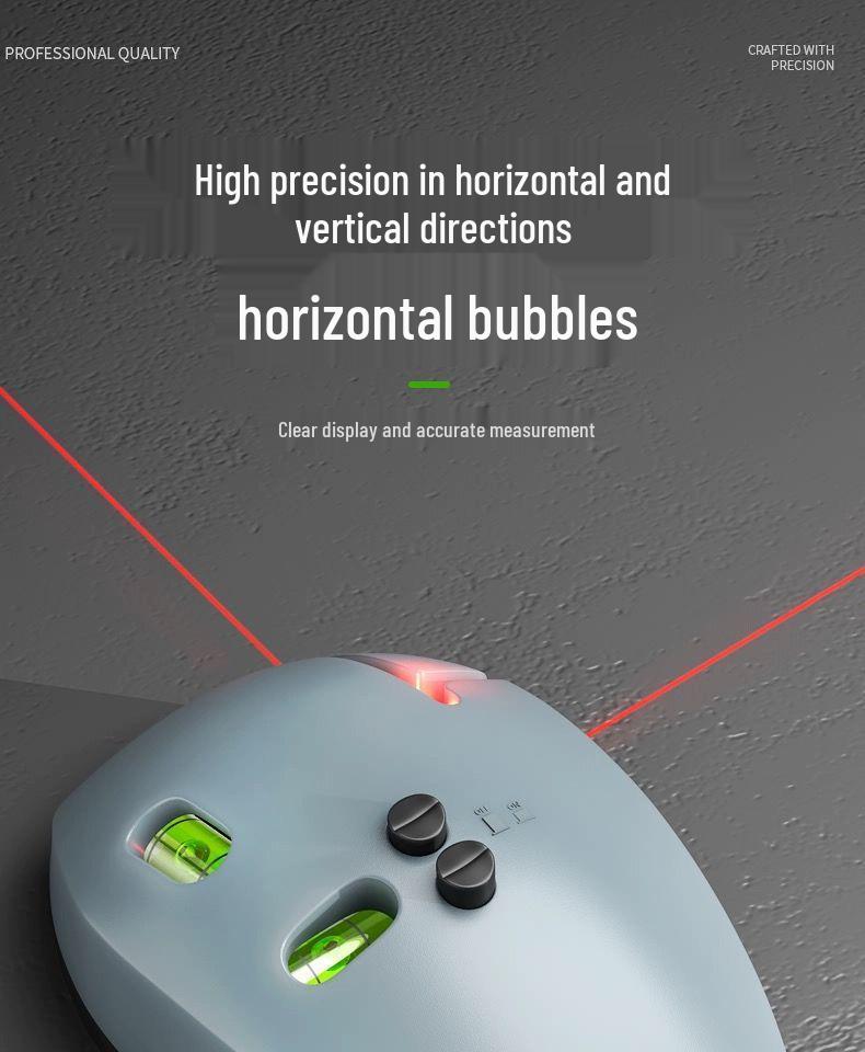 High-Precision Automatic Laser Level with Infrared 90° Line Marker