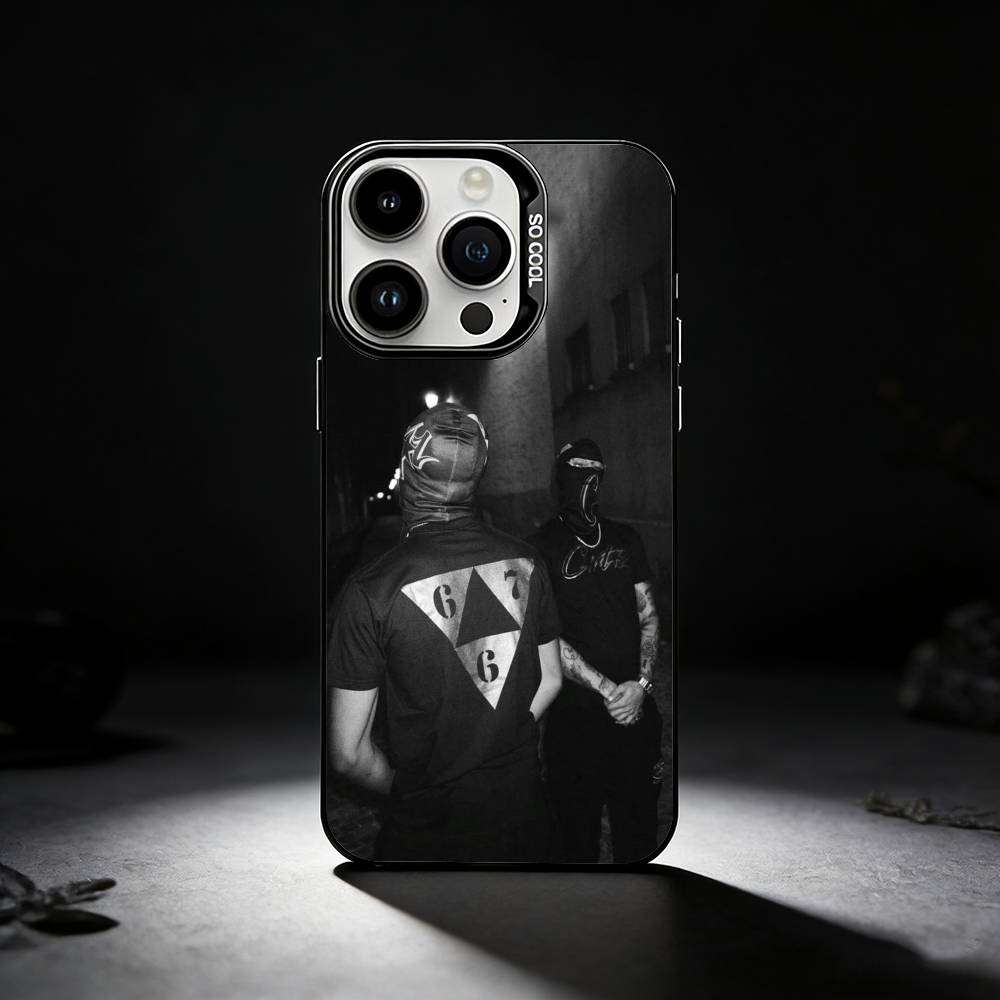 667 F-Freeze Corleone Rapper Phone Case For iPhone 17,16,15,14,13,12,11 Plus,Pro Max,XS,Colored silver phone case