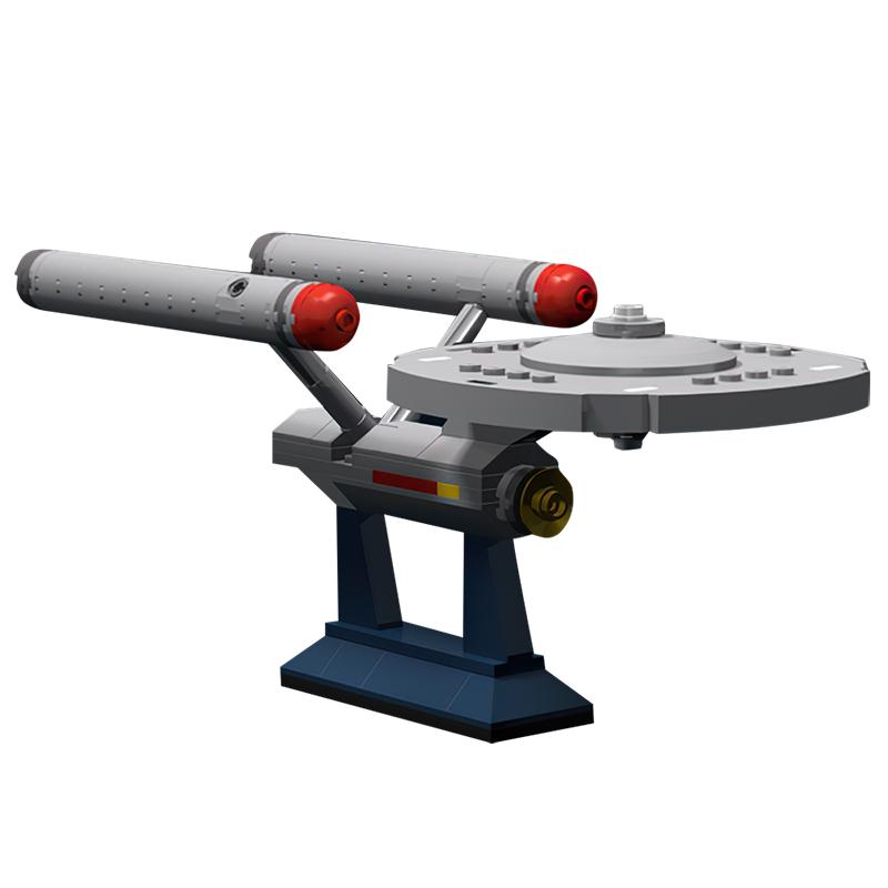 Мир Космических Кораблей 6021 Модель из Строительных Блоков USS Enterprise NCC-1701 MOC