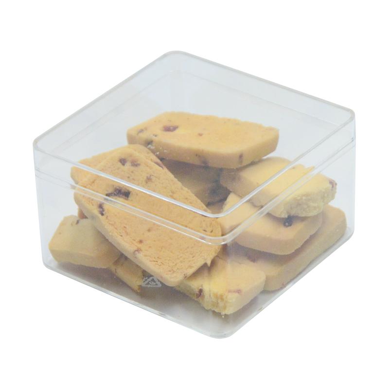Transparency Rigid Plastic PS Material Mousse Cake Box Tiramisu Container Sushi Dessert Food Storage Cookies Candy Packing Box