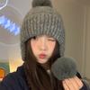 Women'S Knitted Hat Autumn And Winter  Warm Earmuffs Korean Style Hat