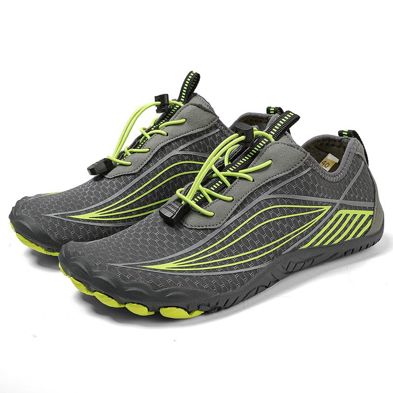 Уличные походные туфли с пятью пальцами для пар, фитнеса, спорта, ретрейсеризации, новые европейские и американские забродные мужские туфли большого размера