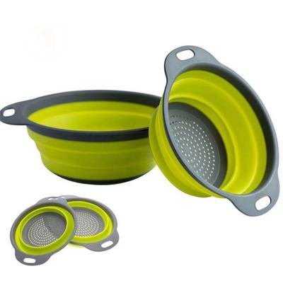 1 шт. складной силиконовый дуршлаг для фруктов и овощей J19