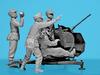 Пластиковая модель ICM 2cm Flak 38 crew 35718 1/35 со стрельбой (пушка)