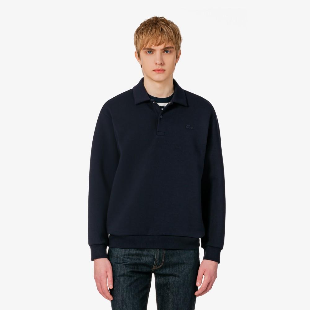 [lacoste] Men's Double-Face Snap Polo Sweatshirt SH423E-56G166