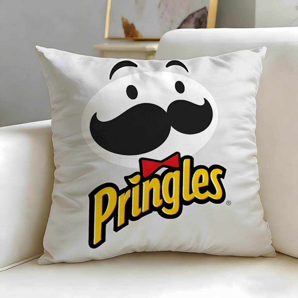 Классический бренд снеков Pringles Наволочка Мягкая и Легко стирающаяся – Универсальная для Дивана, Кровати, Путешествий и Офиса