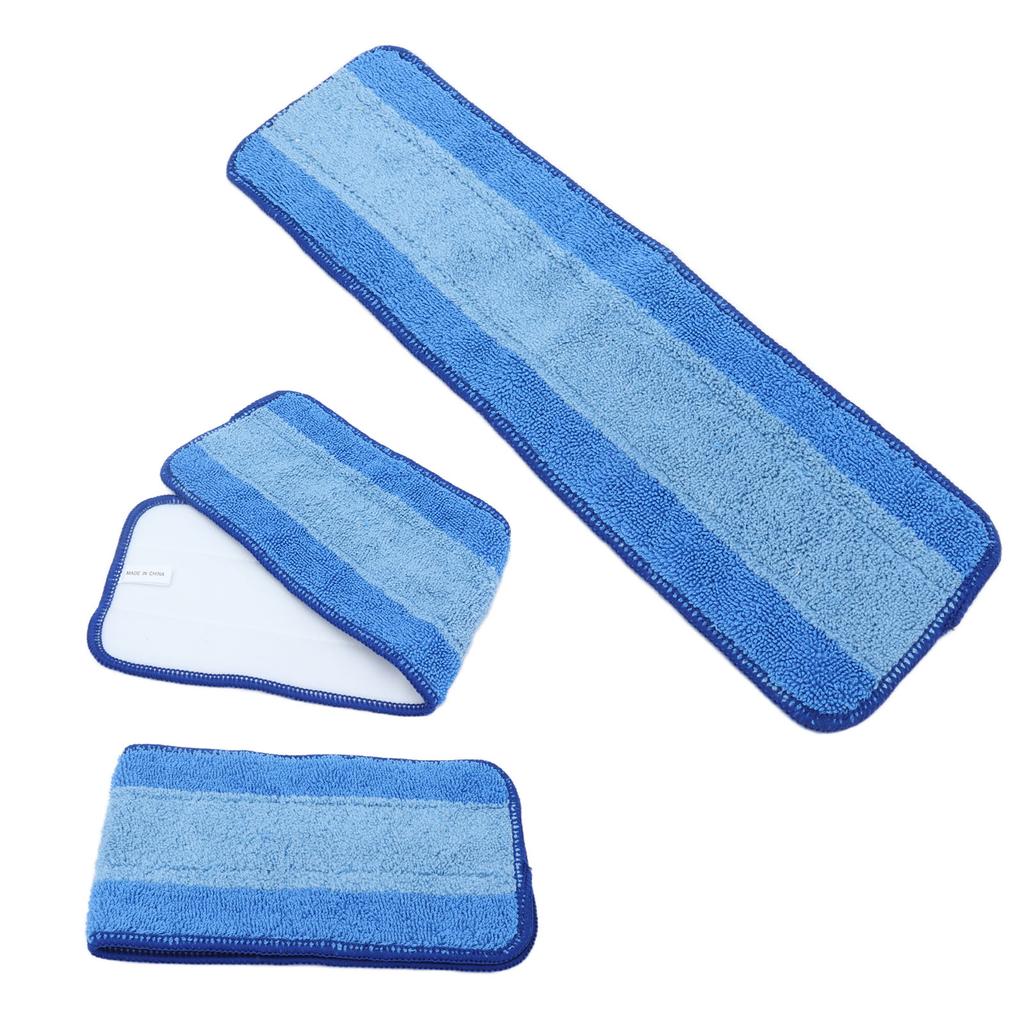 3PCS Wet Dry Dual Use Mop Cloth Refills Reusable Microfiber Mop Pad for Bona Mop Floor Cleaning