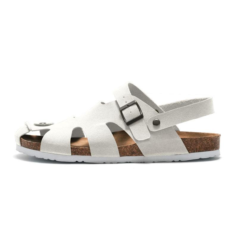 2026 Весна Лето Мужские пробковые сандалии Водные сандалии из сосны Два способа ношения Мужская пляжная обувь Носить матовые снаружи