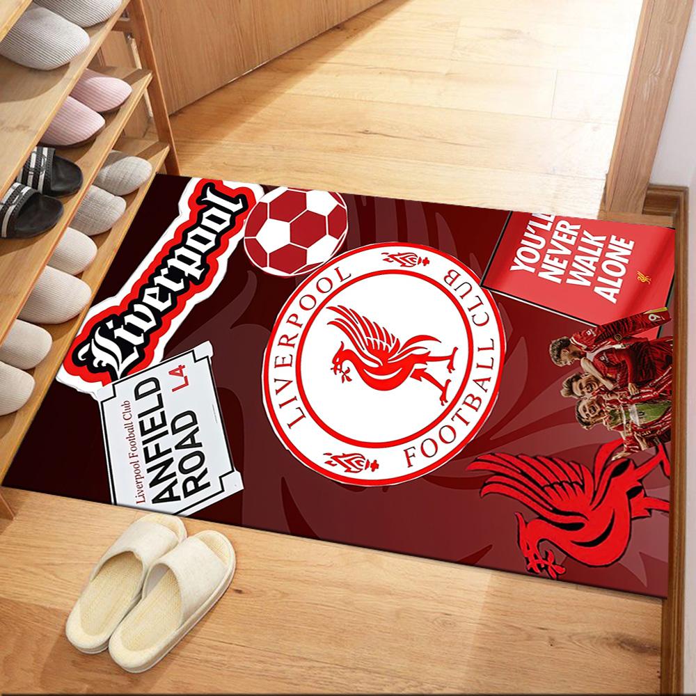 Liverpool Football Club Area Rug Perfect For Game Room Balcony Bedrooms Dining Room Antislip Rug Anime Office Decor Perfect Gift For Womenmen