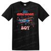 All American Boy Airplane T Shirt Patriotic Kids Vintage Tee Celebrating Freedom