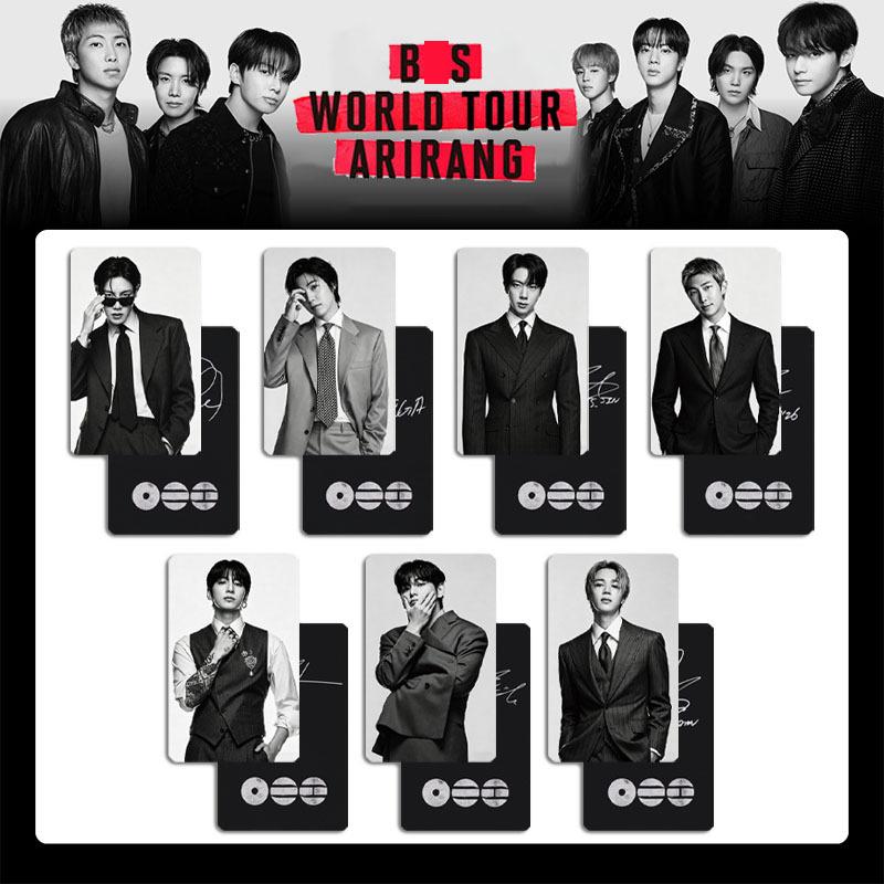 7 шт./8 шт. BTS Ариранг Мировой Тур Фотокарточки Ломо Карточки K-pop Бантан Бойз Фотокарточки Участников для Коллекции Фанатов