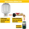 Gas Pressure Regulator Propane Gas Level Indicator Gas Meter and Leak Detector for Barbecues Motorhome Camping Heater