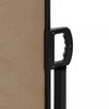 Retractable Side Awning Taupe 140 x 1000 cm