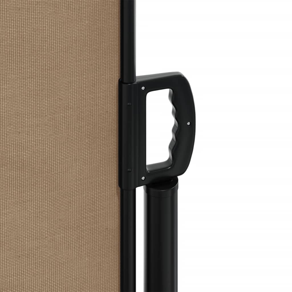 Retractable Side Awning Taupe 140 x 1000 cm