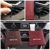 Car Air Outlet Storage Bag Leather Organizer Box Accessories Car Hub Cap For Mercedes Benz AMG W214 W205 W204 W206 W213 W212 W21