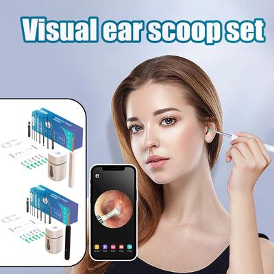 Визуальный ушной зонд, беспроводной эндоскоп для чистки, инструмент для чистки ушей с высоким разрешением