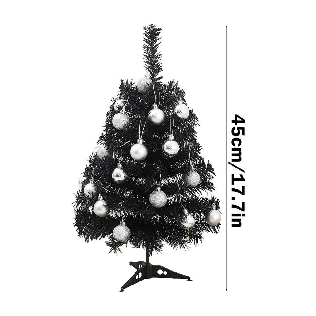 Christmas Tree, Lighted Tabletop Artificial Xmas Tree, Small Tree Light Up Battery Operated And Timer, Holiday Party Decor Tree