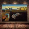 Salvador Dali The Persistence of Memory Clocks Surrealism Oil Painting Canvas Painting Poster Wall Art Living Bedroom Home Decor