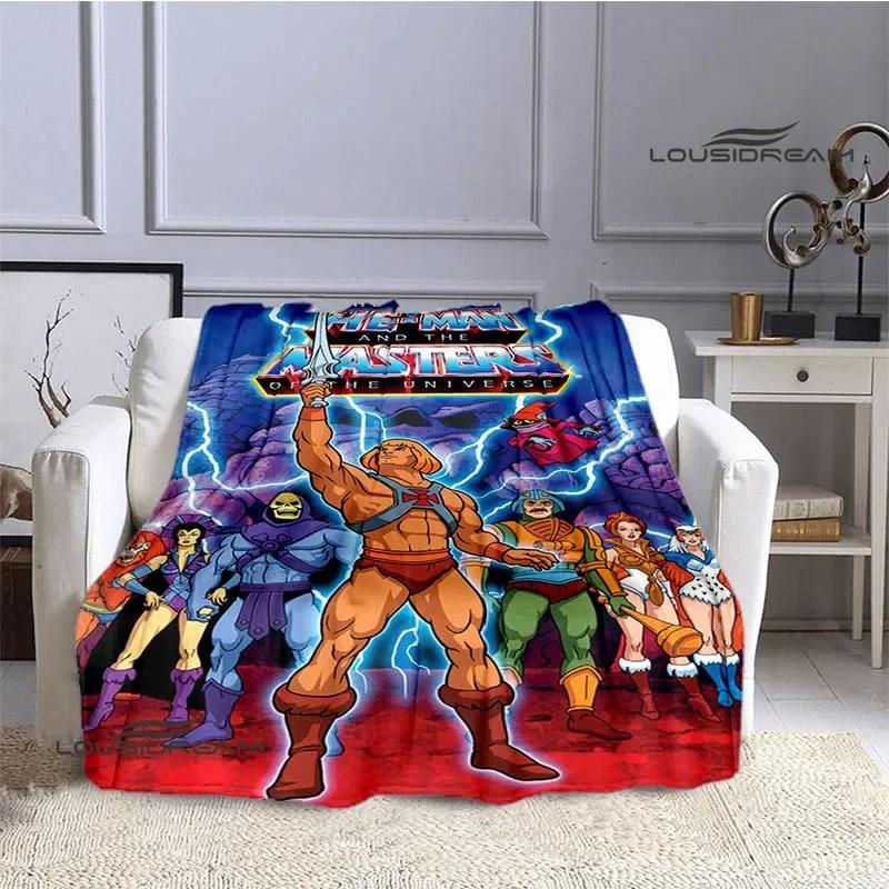 Anime Universe Master HE-MAN Printed Blanket Children Warm Beautiful Blanket Home Travel Essential Blanket Birthday Gift