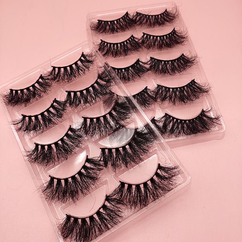 20 Pairs False Eyelashes 3d Faux Mink Lashes Natural Eyelashes 3d Faux Mink With Silk Eyelashes Private Label