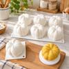 Reusable Pumpkin Candle Molds Silicone Design Pears Shape Molds DIY Cake Molds  Holiday Party
