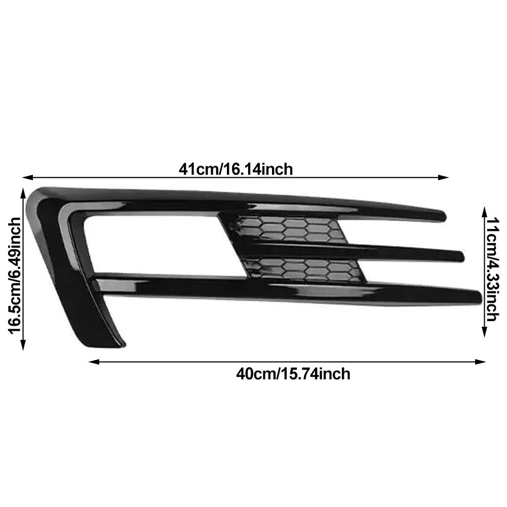 2 шт. для Volkswagen Golf 7 /Golf 7.5 MK7 GTI GTD R Standard TSI TDI 2013-2019 глянцевый черный автомобильный бампер противотуманная фара решетка крышка отделка