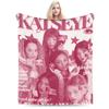 Katseye Kpop Музыкальное Теплое Мягкое Одеяло Детское Плюшевое Плед Пушистый Домашний Декор Фланелевое Покрывало Чехол на Диван-Кровать