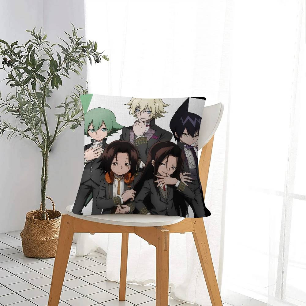 Anime Shaman King Cushion Cover Inches Farmhouse Decor Home Throw Pillow Covers For Couch Decorations