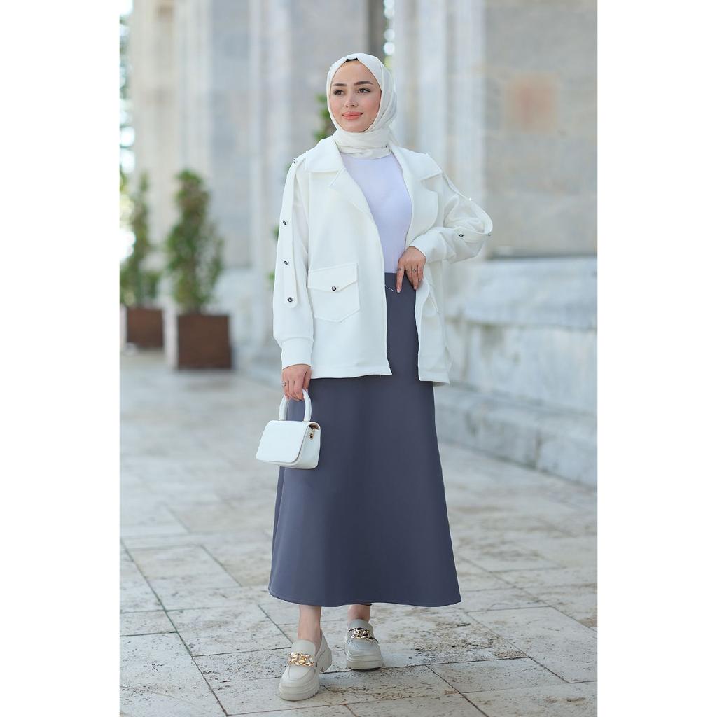 Юбка-дайв с эластичной резинкой на талии, черная