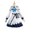 Genshin Impact Barbara Cos Dress Women's Dress Girls' Cute Hand Game Initial Five-star Cosplay Dress