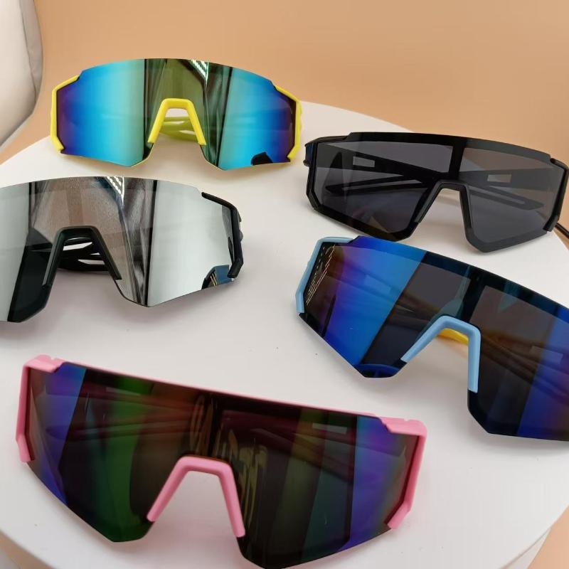 Новые детские велосипедные очки для мальчиков и девочек, модные, ветрозащитные, для занятий спортом на открытом воздухе, для катания на горном велосипеде, солнцезащитные очки UV400