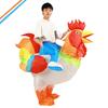 Halloween Cross Border Cartoon Cycling Doll Costume Performance Party Props Festival Performance Colorful Rooster Inflatable Clothing