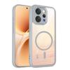 KEYSION Transparent Magnetic Phone Case for VIVO V70 5G Soft Silicone+PC Simple HD Clear Shockproof Back Cover for VIVO V70