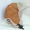 Lei Feng hat women's autumn and winter thickened plush hat delicate and soft pu leather ear protectors cycling pilot hat men