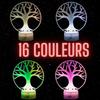Lampe De Chevet 3D LED - Arbre De Vie - Multicolore - Tactile - Télécommande - Décorative