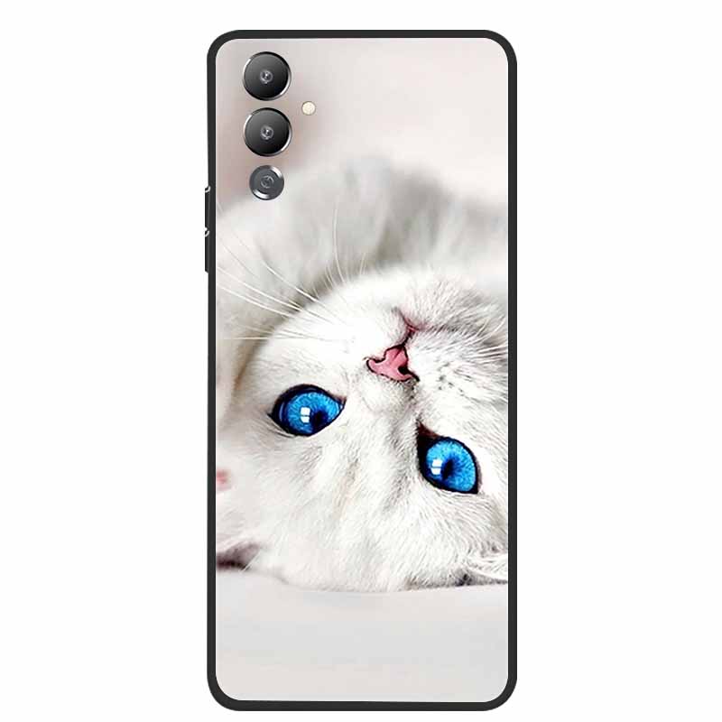 Чехол для Tecno Pova Neo2 Модный Мягкий Силиконовый ТПУ Задняя Крышка Для Tecno Pova Neo 2 Чехлы Бампер Чехол Кот Fundas Neo2 LG6n
