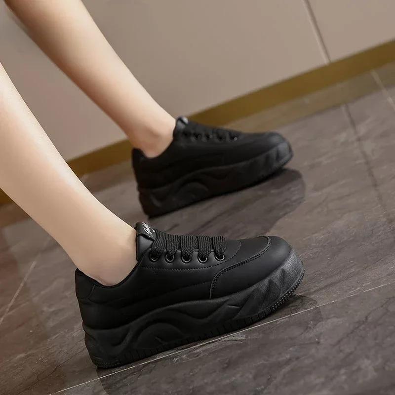 New Arrival 2025 Woman Footwear Korean 39 Vulcanized Shoe Stylish Athletic Shoes for Women Designer Luxury Y2k Fashion Cheap H A