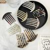Wide Teeth Acetate Hair Combs Traveling Anti-static Massage Hair Brush Salon Styling Fashion Plate Hair Comb Girls Gifts