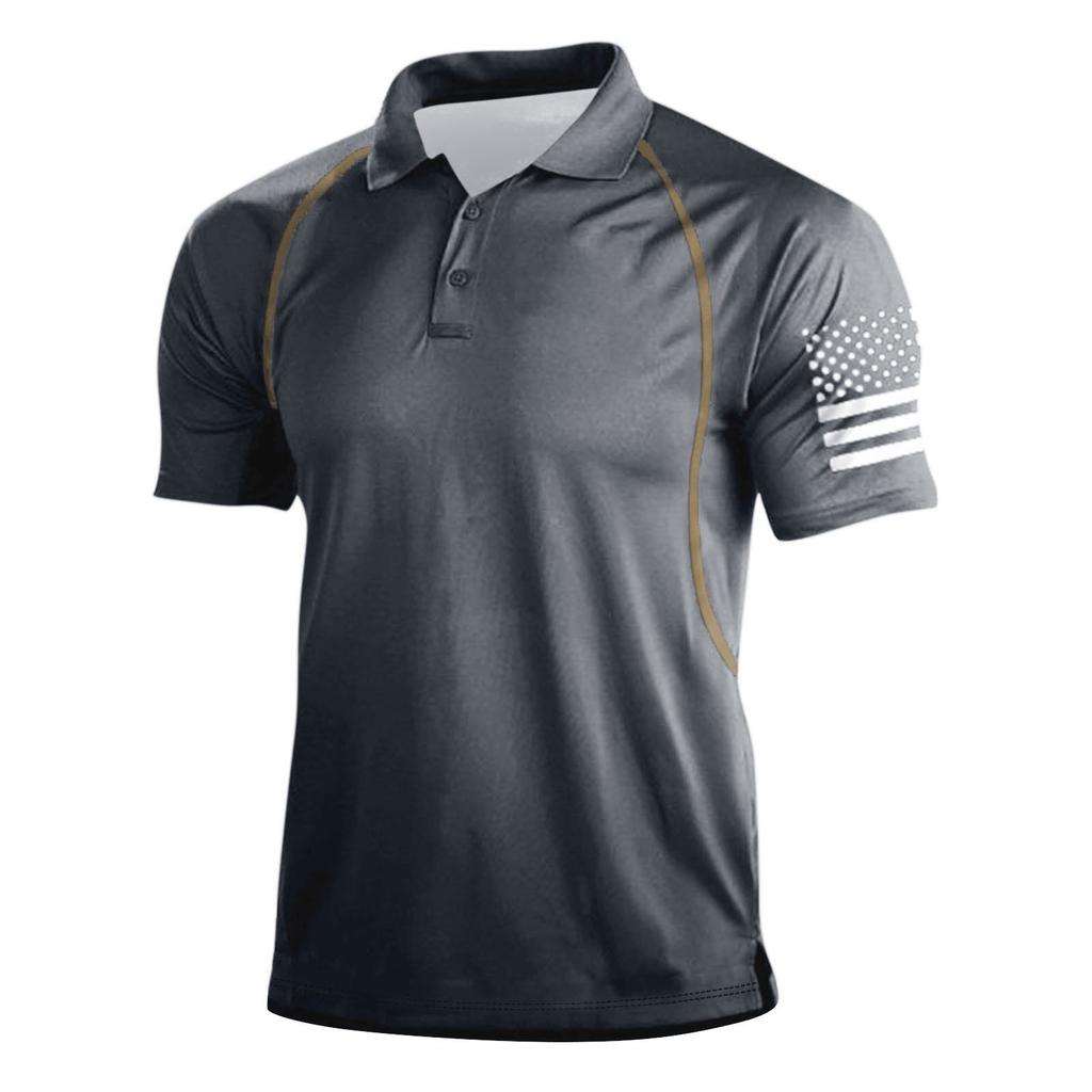 Европейский и американский мужской топ в стиле ретро на открытом воздухе, топ с короткими рукавами и цифровой печатью