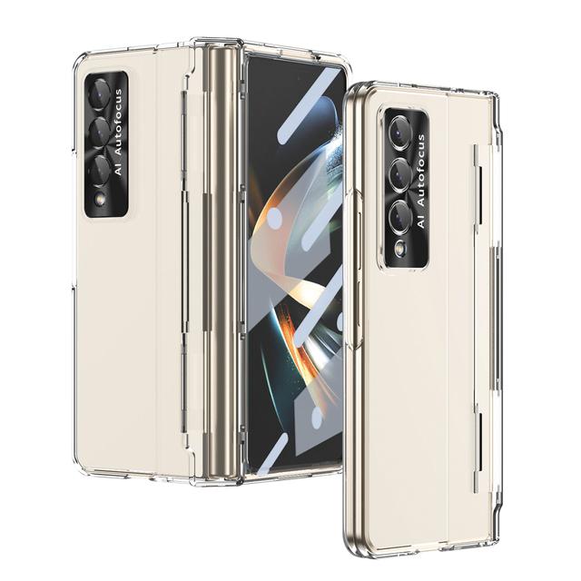 Zfold3 Full Body Comfortable Folding Cover Case For Samsung Galaxy Z Fold 4 Fold3 Fold4 Fold 3 Zfold4 Front Glass Film Cases