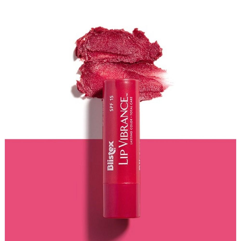 Blistex Бальзам для губ Lip Vibrance, розово-красный, 3,69 г, 3 шт.